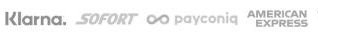 Wij zijn Thuiswinkel (zakelijk) gewaarborgt, onze betaalmethoden: iDeal, VISA, MasterCard, Bancontact, PayPal, Klarna, Sofort, Payconic, American Express, VVV Cadeaukaart